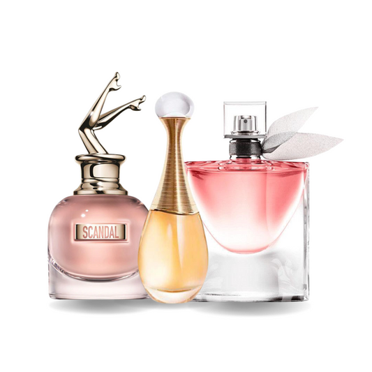 SADA 3 PARFUMOV: SCANDAL, J'ADORE, LA VIE EST BELLE 100ML