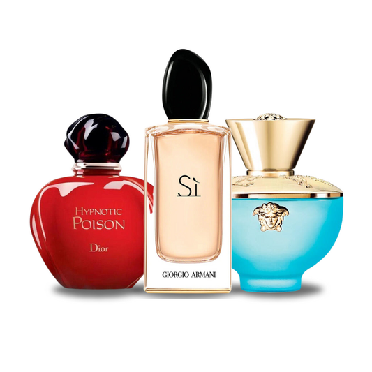 SADA 3 PARFUMOV: DIOR HYPNOTIC POISON, GIORGIO ARMANI SÌ, VERSACE DYLAN TURQUOISE 100ML