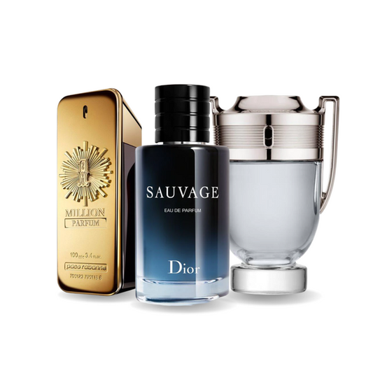 SADA 3 PARFUMOV: PACO RABANNE ONE MILLION, DIOR SAUVAGE, PACO RABANNE INVICTUS 100ML